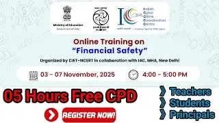 CIET NCERT TRAINING ON FINANCIAL SAFETY #financialsafety #ncerttraining #cbsetraining #diksha Day 1