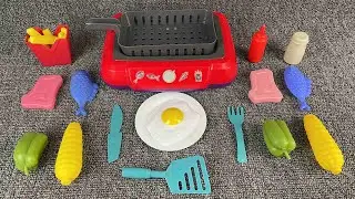 7 Minutes of Satisfaction Unboxing Color Changing Food Fryer Toy Set ASMR | Toy Review