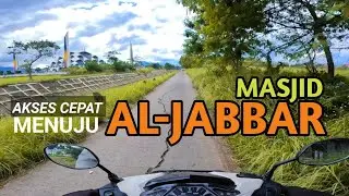 Tanpa Sengaja Ketemu Jalan Pintas Menuju Masjid Al-Jabbar | #motovlog EXPLORIING BANDUNG