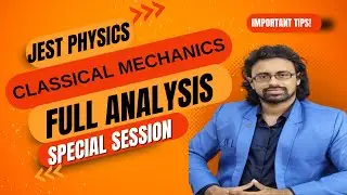 JEST Physics Classical Mechanics Tricks & PYQs | #JEST2025 #PhysicsPrep #ClassicalMechanics