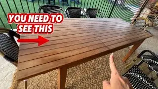 Expandable Outdoor Dining Table &ndash; Perfect for Small Spaces! #table #commissionsearned #ad