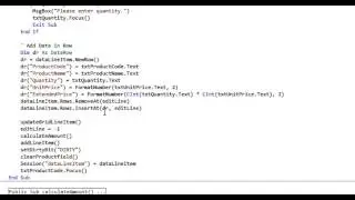 ASP.NET 26/30 Create Line Item