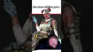 I don&rsquo;t believe it lifeline actually got a buff￼ #apexsquad #apex #apexmoment #apexlegends #memes