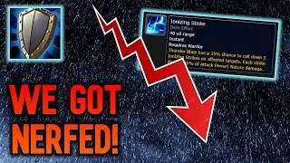 Blizzard Just NERFED Prot Warrior | How Bad Is It?