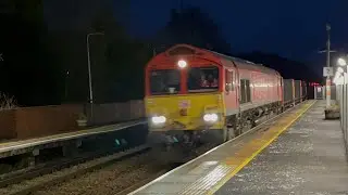 DB cargo 66097 4E25 returning the empties 17;00 2E Lea Road 14/1/2026
