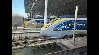 28 May 2025 EuroStar Paris Service St Pancras International Railway station Winter 2025