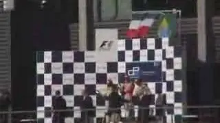 Belgium GP GP2 race 1 Podium Saturday 2007.