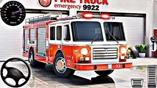 City Fire Truck Rescue Simulator 2025 - US Emergency 911 Ambulance Driving 3D - Android Gameplay
