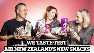 We taste-test Air New Zealand's new snacks | TRAVEL | STUFF TRAVEL