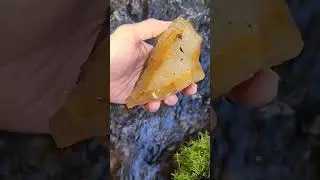 Banded carnelian crystal!! Rockhounding WA state! #agate #rockhounding #carnelian #pnw #fypシ