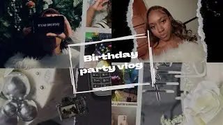 21st Birthday Party | cooking salmon + curry chicken + Curl reveal  