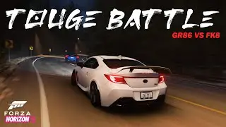 Forza Horizon 5 - Touge Battle GR86 vs FK8