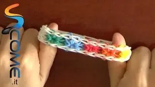 Tutorial Braccialetti elastici explosion - esplosione di stelle