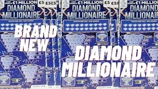 BRAND NEW DIAMOND MILLIONAIRE  #ticket #scratch #cards