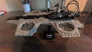 Building lego flying aircraft carrier
