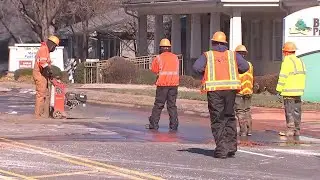 Water main breaks force road closures across Mecklenburg County | WSOC-TV
