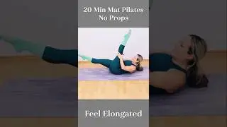 Class Teaser: Mat Pilates No Props & Standing Reformer Pilates Barre Fusion 💖 #matpilates #reformer