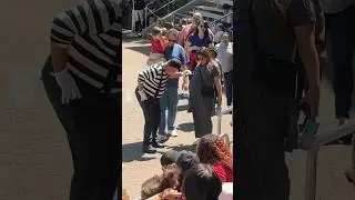 Good job! 😆👍 Tom the Mime #seaworldmime #funny
