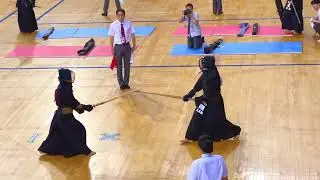 2023 한국사회인검도대회 중년부 개인 준결승 홍: #사릉검도관 vs 백: #서울지방교정청 #강동혁