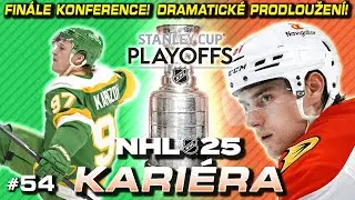 Fin&aacute;le Z&aacute;padn&iacute; Konference! Dramatick&eacute; Prodloužen&iacute; #54 | NHL 25 CZ Let's Play (Kari&eacute;ra / Franchise)