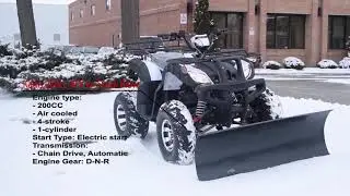 KANIS 200cc ATV Snow Plow