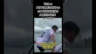 #pol&iacute;tica QUEM &eacute; mais POPULAR ? LULA ou BOLSONARO ?   A RESPOSTA est&aacute; quando AMBOS foram &agrave; PRAIA