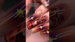 Inst/tg:_nails_kv_ #anime #nailsart #красноярск #креативныйманикюр #Аска #евангелион