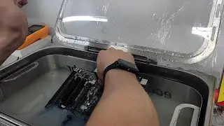 Placa mãe Gigabyte GA-H170M-D3H - Oxidada com lavagem química (REPARO COMPLETO) - Getech Brasília