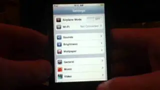 Проверка модели вашего iPod touch 2G