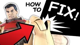 How to FIX your Action Figure Pegs- FAST!!