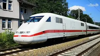 Umleiter-ICE's auf der Saalebahn/Frankenwaldrampe - BR. 401 (ICE 1) in Kaulsdorf/Eichicht