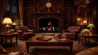 3 Minutes Inside a Luxury Vintage Mansion Fireplace (Pure Calm)