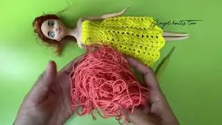 CROCHET Barbie doll Summer Dress  | Two types of dress