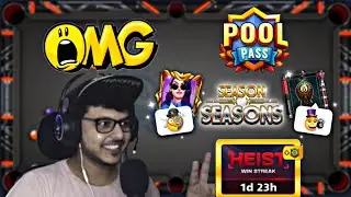 8 Ball Pool - Seasons of Seasons Event DESTROYED! Perfect Heist Win Streak Run👑💥
