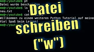 Learn Python &ndash; Write File Mode 
