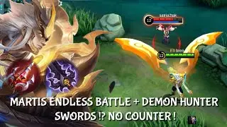 MARTIS FIRST BUILD ENDLESS BATTLE + DHS !? NO COUNTER !! | Martis Best Build 2022 - Mobile Legends