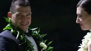 Kona Wedding Officiant&reg; Big Island Hawaii Wedding Video Private Waterfall Wedding Kulaniapia Falls