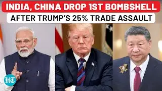 Trump's Russia Tantrums Backfire? India & China Issue Firm 1st Response As US' Tariff War Erupts