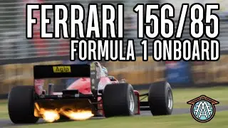 FERRARI 156/85 Stefan Johansson Onboard | Adelaide Motorsport Festival