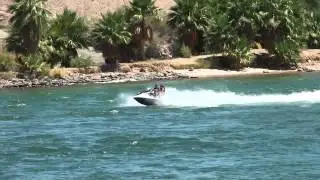 Jet Skis race up and down Colorado River in Laughlin, Nevada, 3 August 2015, 00004
