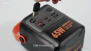 УМБ Power Bank Hoco J152 Pro Tough 80000mAh PD65W з ліхтарем