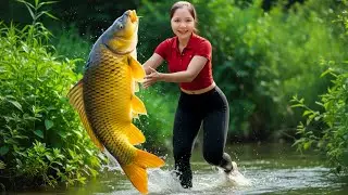 REWIND TIMELAPSE &ndash;365 Days Harvesting Catching 200kg+ Monster Carp & Go to Market Sell Giant Catfish