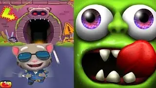 Officer Tom Gold Run Catch the Robber VS Zombie Tsunami ★ Compilation ★ HD