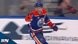 Oilers' Connor McDavid Extends Point Streak To 15 Games With Breakaway Goal