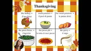 Let's learn Thanksgiving Vocabulary in Italian