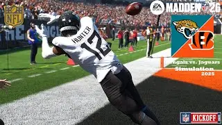 Cincinnati Bengals vs. Jacksonville Jaguars WEEK 2 Simulation 53-MAN ROSTER Madden 26 2025 Game Play
