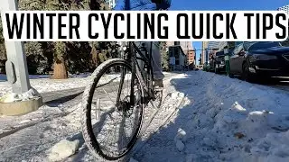 3 quick tips for riding a bike in winter