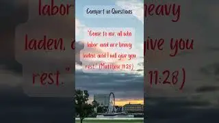 Finding answers: Comfort in Question #biblequote #bibleverse #bibleversedaily #comfortingod