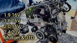 Reparação e Montagem Total de Motor 1.9 2.4 1.6 2.0 2.4 MultiJet. Bloco Cabeça Coletores Turbo etc