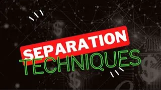 Separation techniques || Analytical chemistry